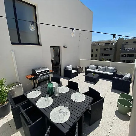 Apartment Skyview 360 - Rooftop - 3 Terrasses - Parking - Climatisation Saint-Jean-de-Védas