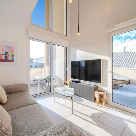 Skyview 360 - Rooftop - 3 Terrasses - Parking - Climatisation Apartment